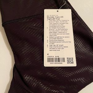 Wunder Train HR Tight 28"*Foil